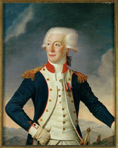 Marchese Marie-Joseph-Paul-Yves-Roch-Gilbert du Motier de Lafayette, 1790 da Joseph Boze